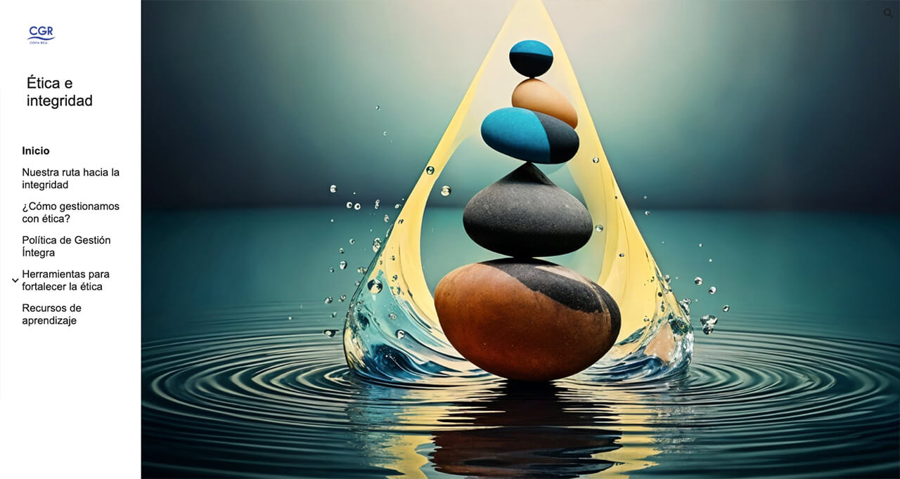 Ir a la nueva sección sobre “Ética e Integridad” en la CGR