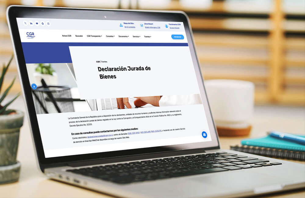 CGR solicita aclaraciones y adiciones en Declaración Jurada de Bienes