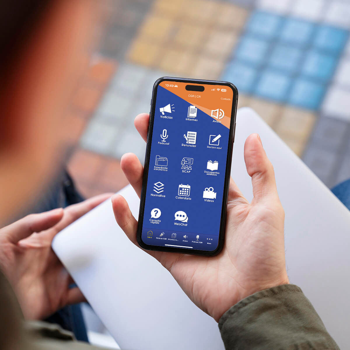 App para dispositivos móviles - CGR|CR