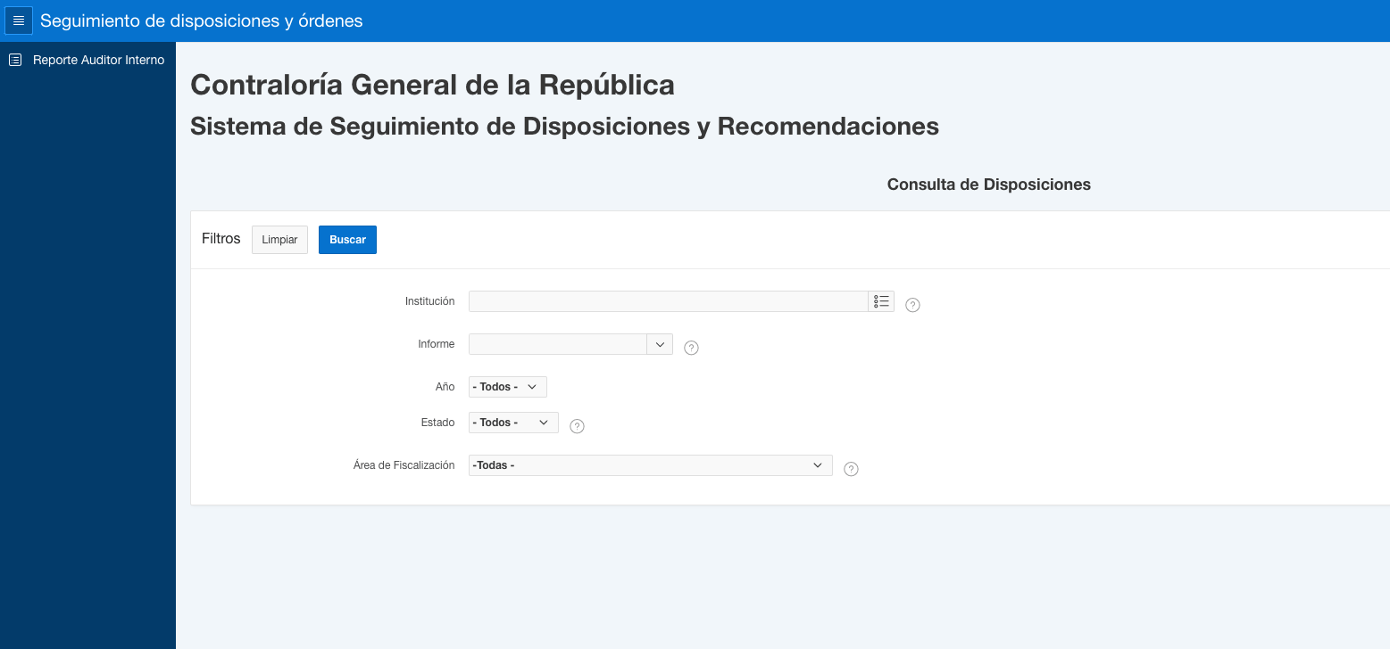 Sistema sobre Seguimiento para la Mejora Pública