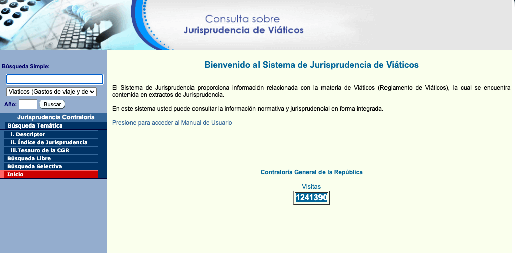 Sistema Jurisprudencia de Viáticos