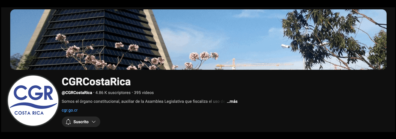 Publicaciones a través de Youtube