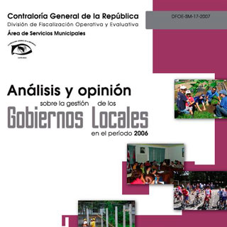 Ver el documento (pdf) denominado: Resultados del índice de Gestión Municipal - período 2006