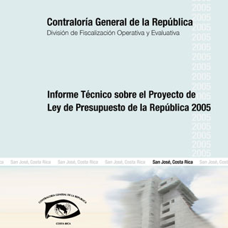 Ver el documento (pdf) denominado: Informe Técnico del Proyecto de Ley del Presupuesto Ordinario y Extraordinario de la República Periodo 2005